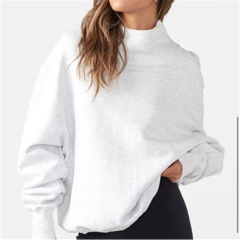 joah brown turtleneck sweatshirt